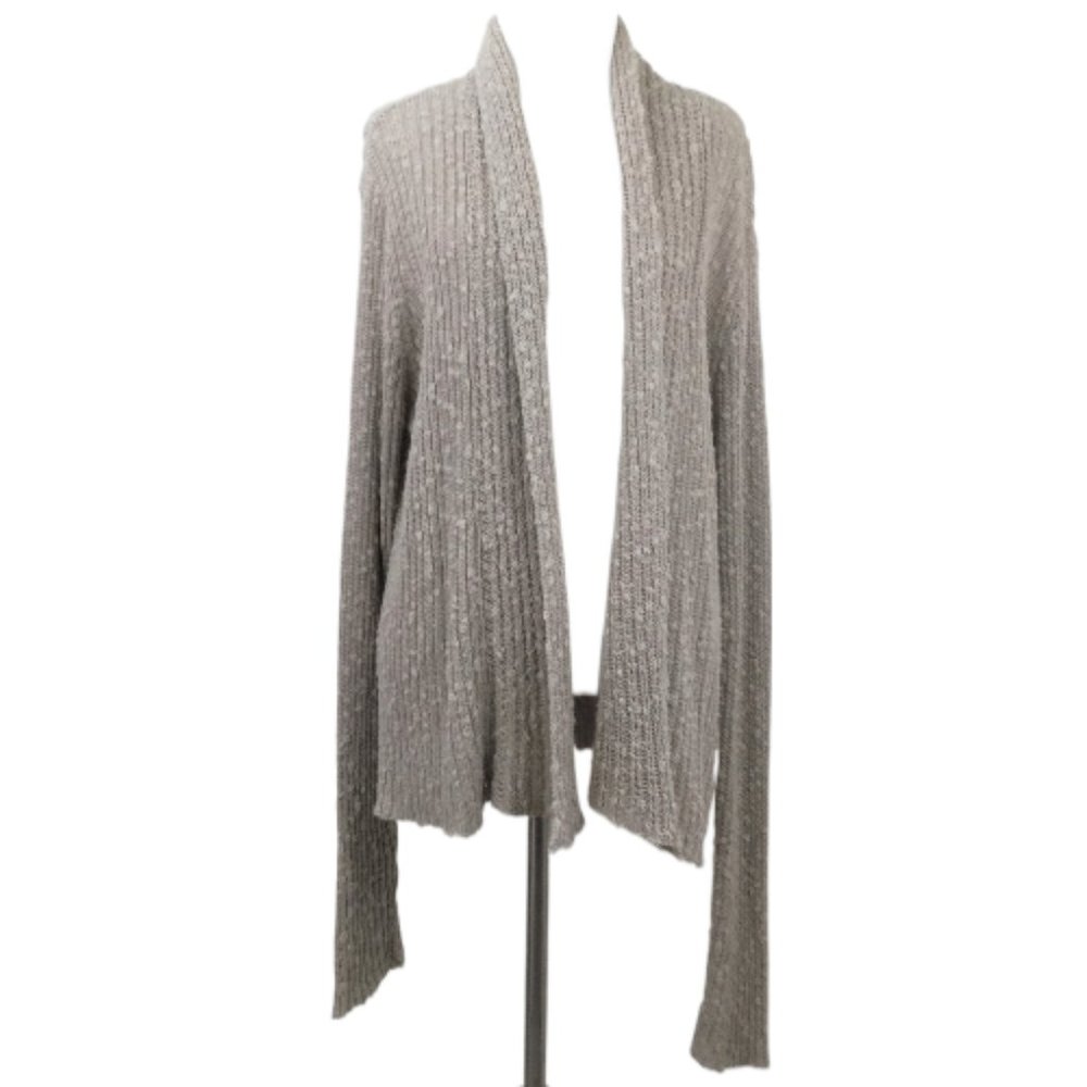 Eileen Fisher Tan Open Front Cardigan l